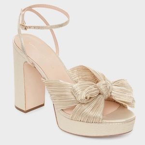 Loeffler Randall Natalia Platform Heels - Champagne